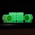 4pcs / Set Luminous Tire Valve Cap Electric Motorcycle Vacuum Tire Valve Cover, Style: Split Effect, 4pcs /Set Split Effect, 4pcs /Set One Effect