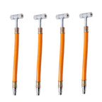 4 PCS Tire Double-head Air Nozzle Car Motorcycle Bicycle Air Nozzle, T-shaped Hose