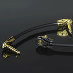 KGR Guitar Line Effector Noise Reduction Shielding Cable, 15cm, 25cm, 35cm, 50cm, 75cm, 1m