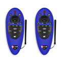2 PCS Remote Control Dustproof Silicone Protective Cover For LG AN-MR500 Remote Control, Black, Blue, Red, Night Light Blue, Night Light Green