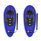 2 PCS Remote Control Dustproof Silicone Protective Cover For LG AN-MR500 Remote Control, Black, Blue, Red, Night Light Blue, Night Light Green