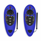 2 PCS Remote Control Dustproof Silicone Protective Cover For LG AN-MR500 Remote Control, Black, Blue, Red, Night Light Blue, Night Light Green