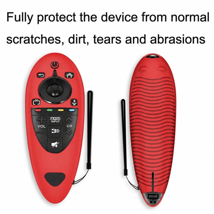 2 PCS Remote Control Dustproof Silicone Protective Cover For LG AN-MR500 Remote Control, Black, Blue, Red, Night Light Blue, Night Light Green