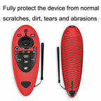 2 PCS Remote Control Dustproof Silicone Protective Cover For LG AN-MR500 Remote Control, Black, Blue, Red, Night Light Blue, Night Light Green