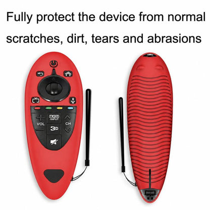 2 PCS Remote Control Dustproof Silicone Protective Cover For LG AN-MR500 Remote Control, Black, Blue, Red, Night Light Blue, Night Light Green