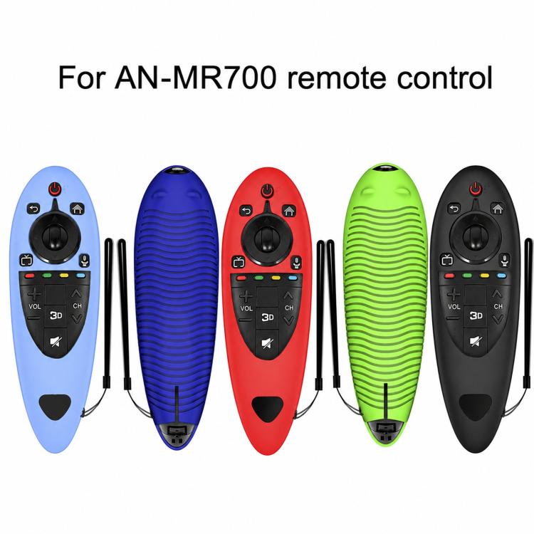 2 PCS Remote Control Dustproof Silicone Protective Cover For LG AN-MR500 Remote Control, Black, Blue, Red, Night Light Blue, Night Light Green