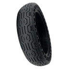 6.5x1.85 Solid Tire Honeycomb Tire Electric Scooter Tire,Specification: With Plastic Wheel, 36mm Card Slot, 28mm Card Slot, With Plastic Wheel