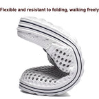 X902 Summer Beach Shoes Non-Slip Flip Llops Couple Slippers Men Hole Shoes, 36, 37, 38, 39, 40, 41, 42, 43, 44, 45