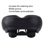 FMFXTR Mountain Bicycle Cushion Saddle Soft Wide Comfortable Spring Seat Cushion, Wide Comfortable