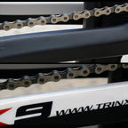 FMFXTR Bicycle Protection Chain Sticker Front Fork Protective Film, Color: Carbon Fiber, Carbon Fiber, Matt Color, Transparent