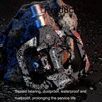 A Pair WEST BIKING YP0802086 Mountain Bike Aluminum Bearing Pedals, YP0802086