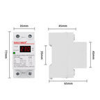 SINOTIMER 220V 40A LED Digital Display Delay Automatic Reset Under-voltage Protector, SVP-60L