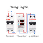 SINOTIMER SVP-918 Adjustable Self-resetting Intelligent Under-voltage Protector, Current:, 40A, 63A