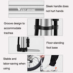 WEST BIKING YP0711122 Portable Bicycle High Pressure Pump, WEST BIKING YP0711122(Black), WEST BIKING YP0711122(Silver)