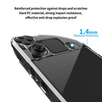 PGTECH Split Crystal Hard Shell Case for Steam Deck Game Console, Crystal Hard Shell Case