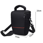 Byk-1683 Triangular Waterproof and Wear-resistant Camera Bag, Red, Yellow