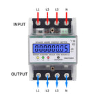 SINOTIMER Three-Phase Backlight Display Rail Type Electricity Meter 5-100A 400V, DDS024T, DDS024