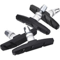 2 Pairs Silent V-brake Bicycle Brake Shoes, Black, Blue