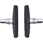 2 Pairs Silent V-brake Bicycle Brake Shoes, Black, Blue