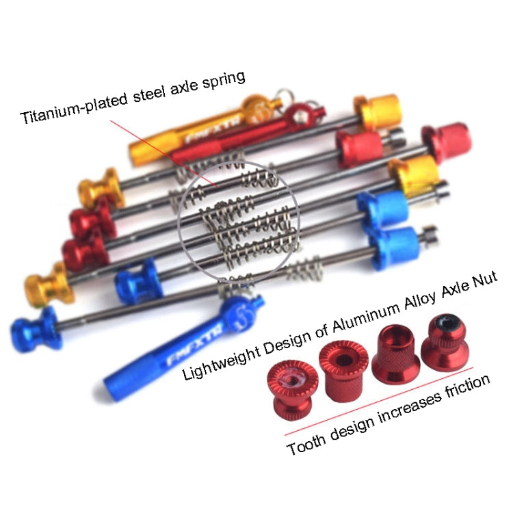 FMFXTR Mountain Bicycles Flower Drum Fast Disassembly Rod, Fast Disassembly Rod Black, Fast Disassembly Rod Red, Fast Disassembly Rod Blue, Fast Disassembly Rod Gold