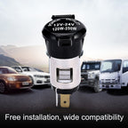 Car Modified Cigarette Lighter Waterproof Vehicle Charging Power Socket No Cigarette Type (with 1.5cm Line), Cigarette Type (with 1.5m Line), Cigarette Type (with 15cm Line), No Cigarette Type (with 1.5m Line), No Cigarette Type (with 15cm Line)
