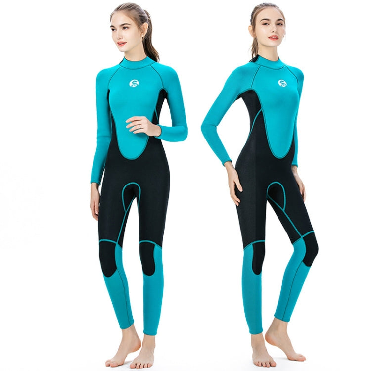 SLINX Women Slim Sun Protection Warm Wetsuit Long -Sleeved Full Body Snorkeling Surfing, XS, S, M, L, XL