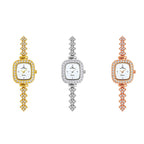 BS Bee Sister FA1518  Women Diamond Watch Bracelet Watch, Gold, Silver, Rose Gold