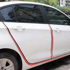 5m U-shaped Non-stick Car Rubber Seal Bumper, Black, White, Grey, Blue, Red