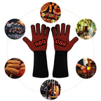 1 Pair High Temperature Resistant Silicone BBQ Gloves  Anti-Scalding Gloves, BBQ Red, BBQ Black, BBQ Blue, Big Flame Red, Big  Flame Black, Big Flame Blue, Flame Dots Red, Flame Dots  Black, Flame Dots  Blue, BBQ Flame Red, BBQ Flame Black             ...