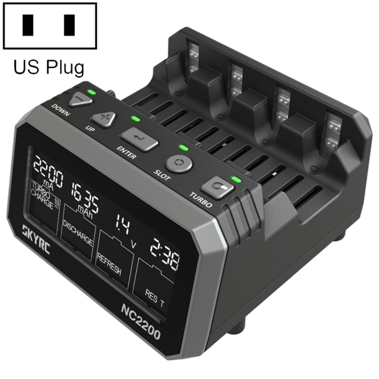 SKYRC NC2200 Multifunction Battery Charger Analyzer, EU Plug, US Plug