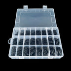 Rubber O-Ring Car Air Conditioning High Temperature Corrosion Resistant Sealing Ring, 740 PCS / Box