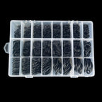 Rubber O-Ring Car Air Conditioning High Temperature Corrosion Resistant Sealing Ring, 740 PCS / Box