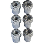 3 Pairs Car Battery Pile Header Circular Column Battery Maintenance Modification Accessories, 3 Pairs