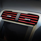 10pcs/pack Car Air Conditioner Vent U-Shaped Electroplating Decorative Strip