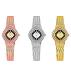 BS Bee Sister FA1659 Chain Watch Wheat Ear Watch Simple Temperament Ladies Watch, Gold, Rose Gold, Silver