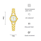 BS Bee Sister FA1679  Ladies Diamond Chain Watch Cute Small Round Watch With Calendar, Silver, Gold, Rose Gold