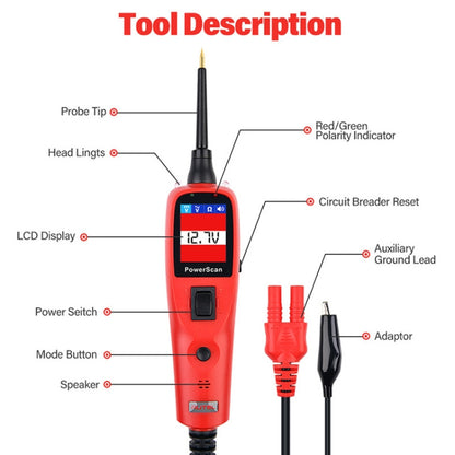 AUTEL PS100  Automotive Circuit Tester Automotive System Diagnostic Tool, Automotive Circuit Tester