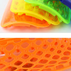 TPR Honeycomb Transparent Leg Protection Plug Board Football Protection Gear, TPR Fluorescent Green S, TPR Fluorescent Green L, TPR Yellow S, TPR Yellow L, TPR Orange S, TPR Orange L, TPR Blue S, TPR Blue L