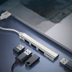 4 in 1 Mini Multifunctional Expanded Docking, Spec: Type-C/USB-C 3.0 (Silver), Type-C/USB-C 3.0 (Gray), Type-C/USB-C 3.0 (Pink)