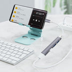 4 in 1 Mini Multifunctional Expanded Docking, Spec: Type-C/USB-C 3.0 (Silver), Type-C/USB-C 3.0 (Gray), Type-C/USB-C 3.0 (Pink)