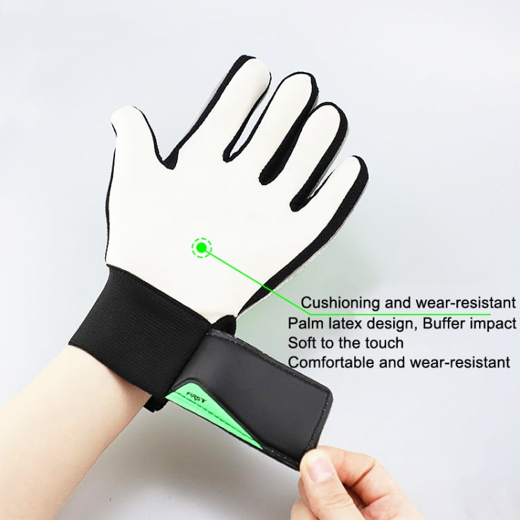 Children Football Goalkeeper Glove Latex Anti-Collision Goalkeeper Gloves, 5, 6, 7