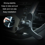 10 PCS R139-004 Car Air Outlet Mobile Phone Holder Clip, Black, White