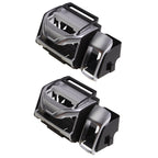 2 PCS SD-1012 Car Multifunctional Drink Holder Garbage Box, Silver, Blue, Black