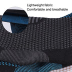 1pair Nylon Knitted Ankle Pads Compression Support Anti-Sprain Cycling Protective Gear, Blue S, Blue M, Blue L, Black S, Black M, Black L, White S, White M, White L
