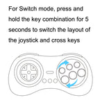 8Bitdo M30 MD Mini Version 2.4G Wireless Gamepad For Nintendo Switch, M30