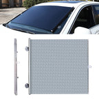 Suction Cup Car Shade Curtain Window Telescopic Roller Blind, Size: 50x125cm Silver Laser, 40x60cm Black Mesh, 50x125cm Silver Laser, 40x125cm Black Mesh, 45x125cm Silver Lyser, 40x60cm Silver Lyser, 40x125cm Silver Lyser, 45x125cm Black Mesh          ...