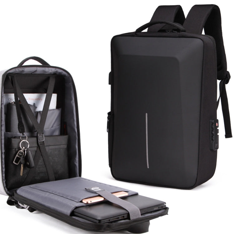 Men Business Shoulder USB External Interface Computer Bag, Color: 8001 Black, 8001 Black, 8001 Gray, 8001 Blue, 8001 Red, 8003 Black, 8003 Gray, 8003 Blue, 8003 Red, 8001-J Black, 8001-J Gray, 8001-J Blue, 8001-J Red