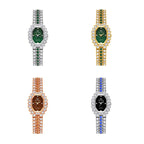 BS Bee Sister  FA1581 Niche Glitter Full Diamond Women Watch, Golden Green, Silver Blue, Rose Coffee, Silver Green