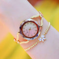 BS Bee Sister  FA1565  Aurora Star Diamond Ladies Chain Watch, Silver, Gold, Rose Gold