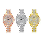 BS Bee Sister FA0917L  Niche Full Diamond Ladies Watch, Gold, Silver, Rose Gold